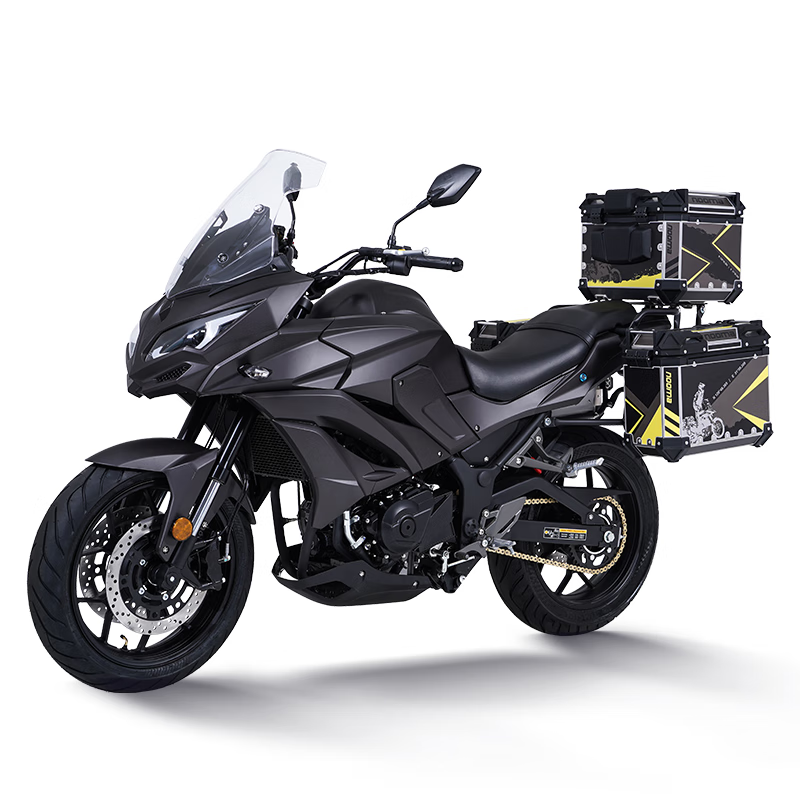 国威(guowei)诺马255cc水鸟款燃油摩托车长途旅行三箱拉力车机车街车