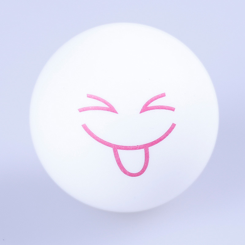 乒搏人生散装乒乓球新材料40+日常训练发球机用球无星球 无星级 1只 （图案随机）白色