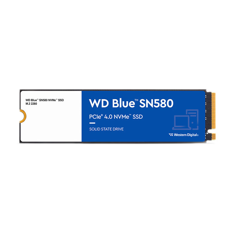 ݣWDSSD̬Ӳ M.2ӿPCIe4.0  ʼǱ̨ʽ̬Ӳ AI SN580 500G