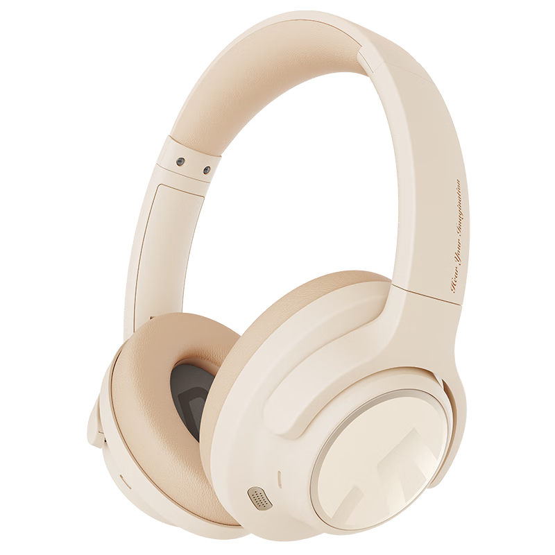 泥炭（SoundPEATS）Space 头戴式蓝牙耳机 真无线主动降噪 泥炭蓝牙耳机123H长续航 游戏运动HiFi音质耳机 蓝牙5.3 摩卡米