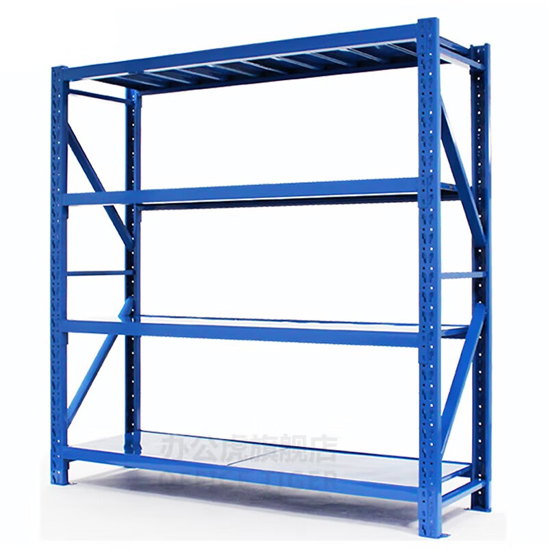 办公虎货架中型储物架金属物品架展示架子货架仓储货架家用铁架子