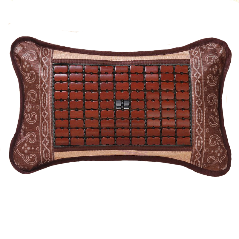 映季夏凉枕头夏天成人凉席枕学生单人竹枕头花草枕午睡竹片冰丝麻将枕