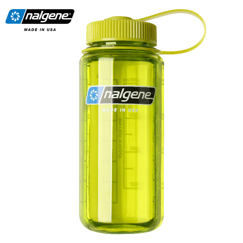 nalgene乐基因进口塑料水杯带刻度男女学生便携户外运动耐高温杯子500