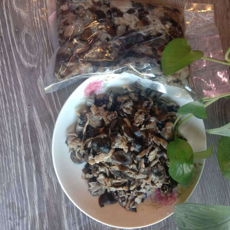 虎钢馋东北特产野生小灰蘑菇精品干货新鲜咸小灰蘑菇腌制无根小鸡炖