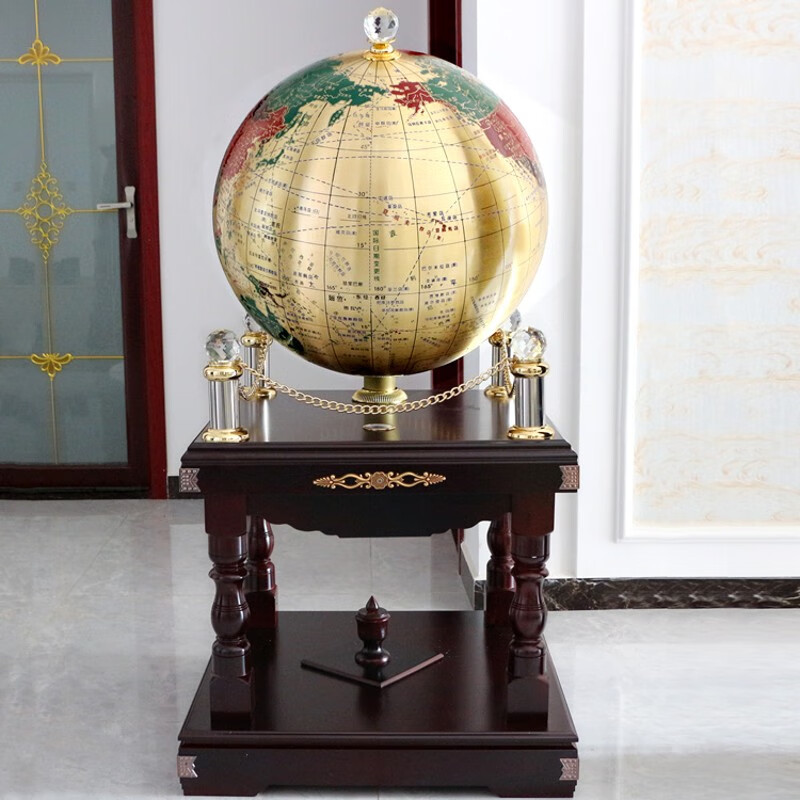 纯铜高档礼品办公室校庆毕业庆典公司乔迁开业 40纯铜地球仪高度1