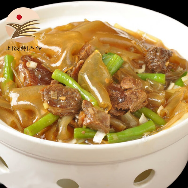 饒情純紅薯粉皮傳統(tǒng)手工制作無添加精選火鍋食材粉條年貨干貨禮盒裝 紅薯粉皮1000g