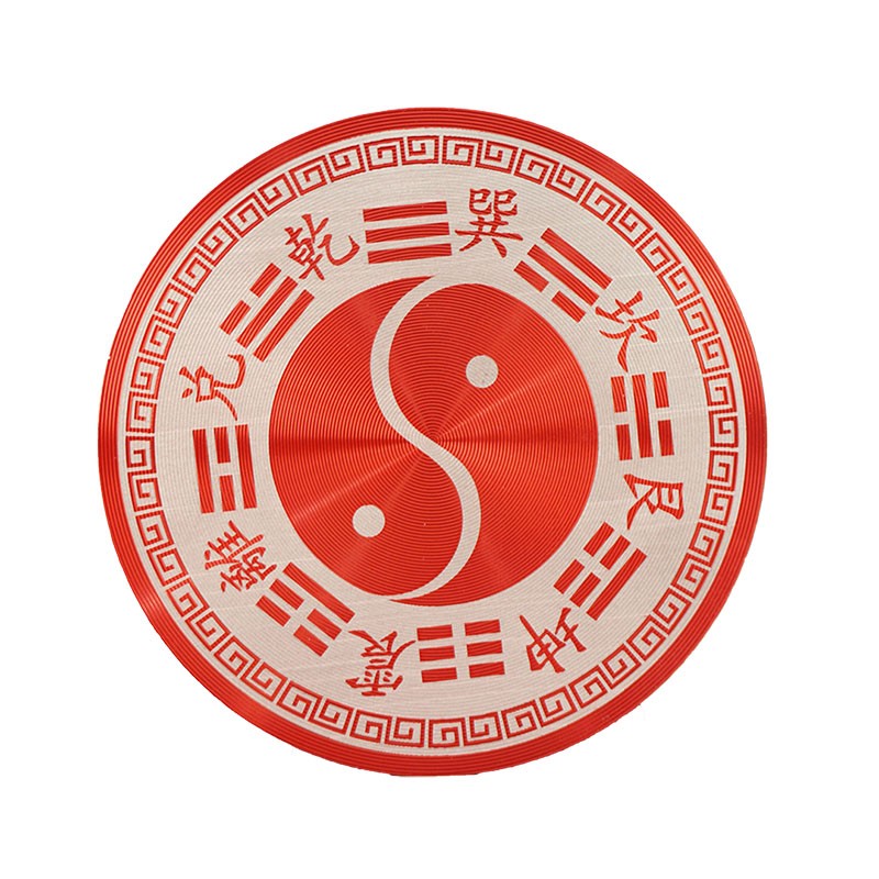 聚缘隆 家用五行八卦镜门口卫生间随身八角门福路冲尖角八卦符挂件