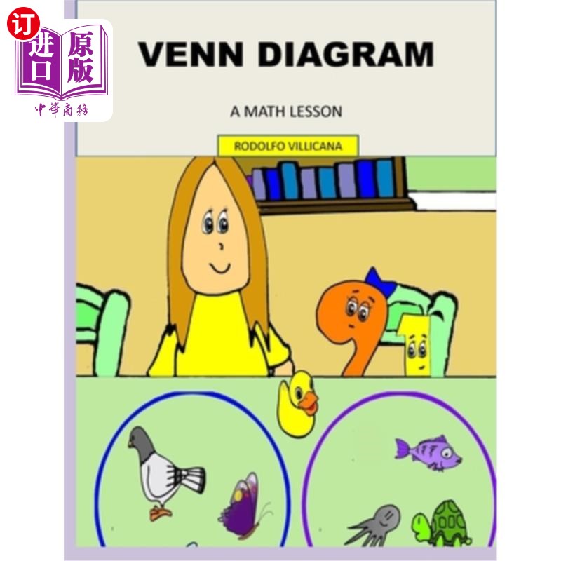海外直订venn diagram: a math lesson 维恩图:一堂数学课