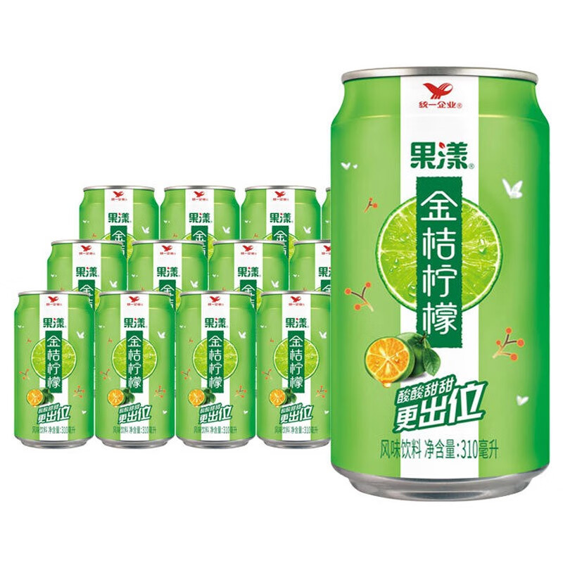 统一金桔柠檬罐装饮品夏季休闲节日聚会饮品果味饮料 统一【金桔柠檬