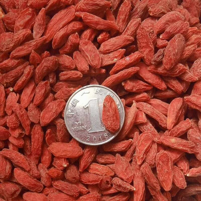 产地源头宁夏中宁枸杞子散装批发无硫红枸杞500克装大枸杞 220粒一级一斤装