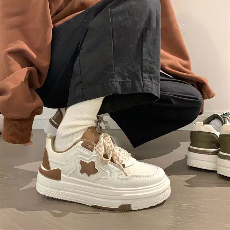 流彗时代少年团同款鞋子时代少年团严浩翔同款小白鞋女超火国潮原创小