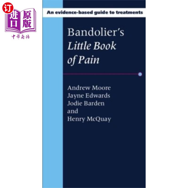 海外直订医药图书bandoliers little book of pain 班多利埃的《痛苦