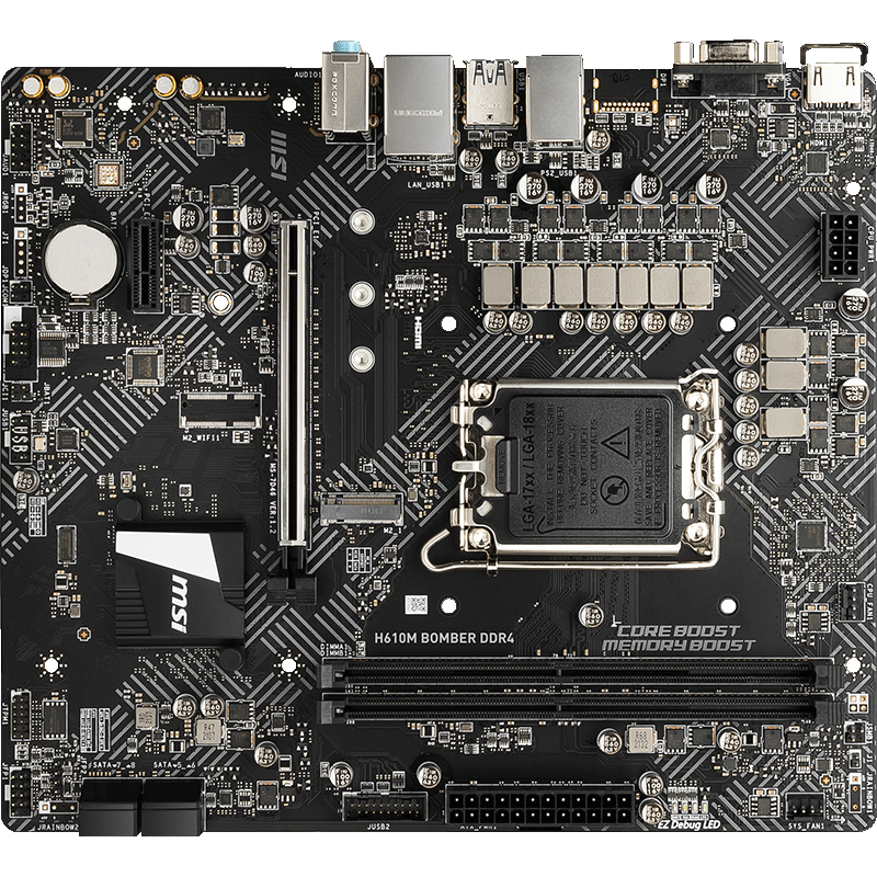 MSI 微星 H610M BOMBER DDR4 主板