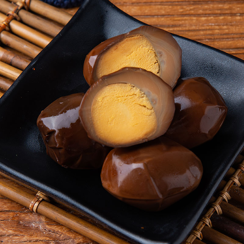 虎钢馋正宗乡巴佬卤蛋五香卤蛋盐焗鸡蛋卤味制品熟食休闲零食小吃