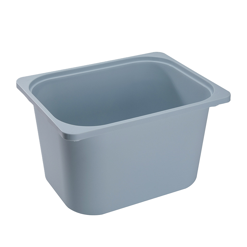 风格玩具收纳盒塑料整理箱玩具筐杂物玩具盒幼儿园收纳箱 麦克拉蓝 大号