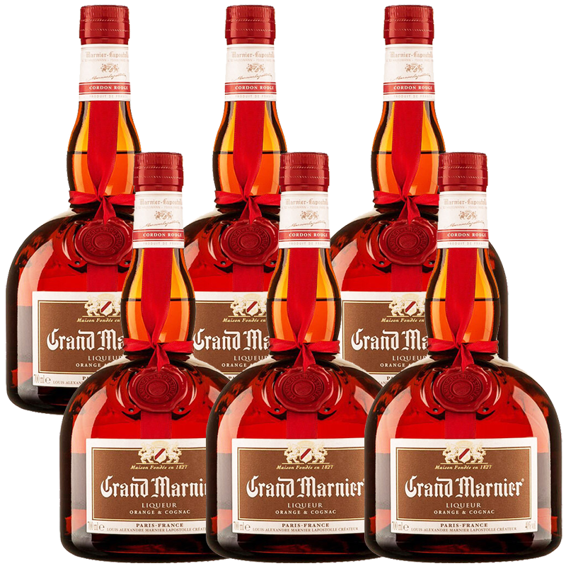 Grand marnier 柑曼怡金万利力娇甜酒 法国进口洋酒 配制酒 调酒 预调酒基酒 六瓶