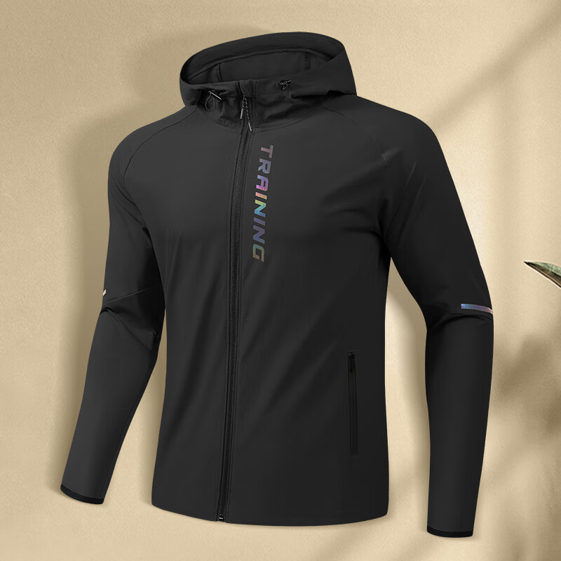 艾伦伯顿(alen botun)体育生健身房运动外套男士春夏季长袖速干衣跑步