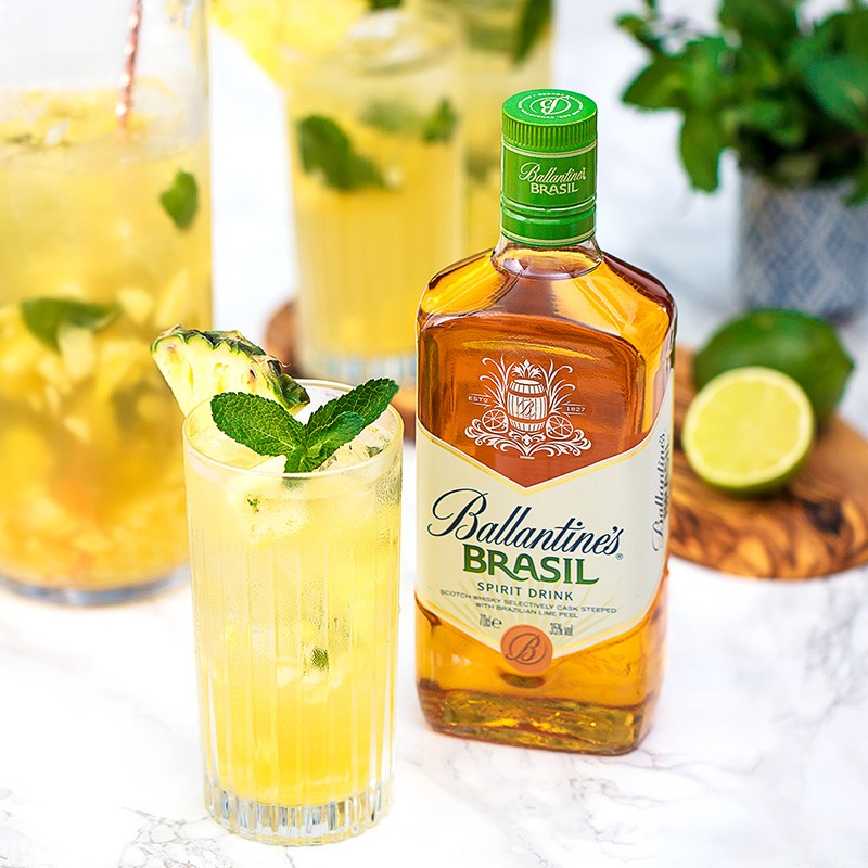 百龄坛(ballantines)巴西青柠威士忌风味配制酒 35度 700ml进口洋酒