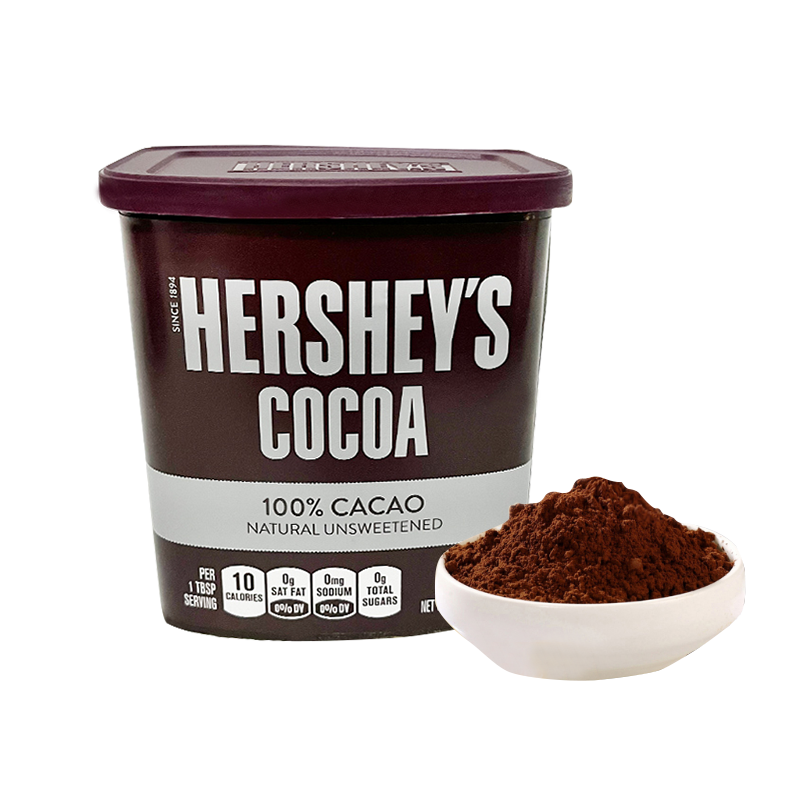 HERSHEY'S 好时 美国进口 巧克力可可粉 纯可可粉冲饮咖啡奶茶烘焙食用226g/罐