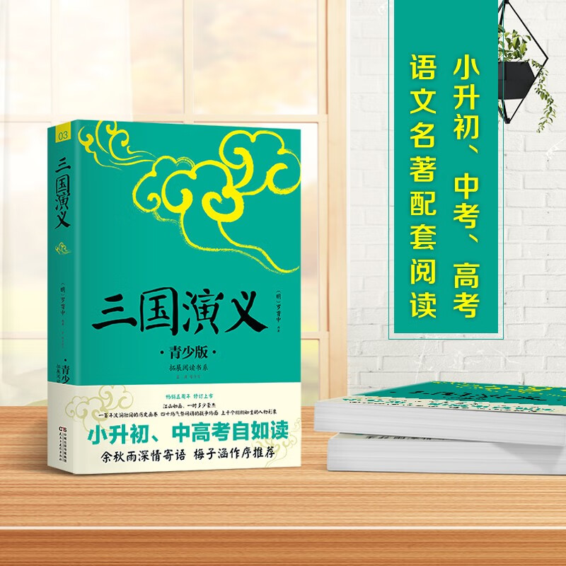 四大名著（青少年版）《西游记》《三国演义》《红楼梦》《水浒传》 中国传统文化儿童文学历史小说 小升初中高考自如读 知识点注释手绘插图现代语言翻译改写课外阅读： 《三国演义》青少版 （民主与建设出版社）
