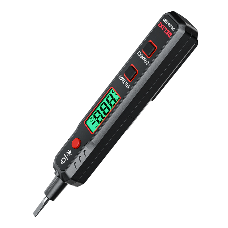 DELIXI 德力西 电笔2897智能测电压多功能测断线数显电工感应试电笔