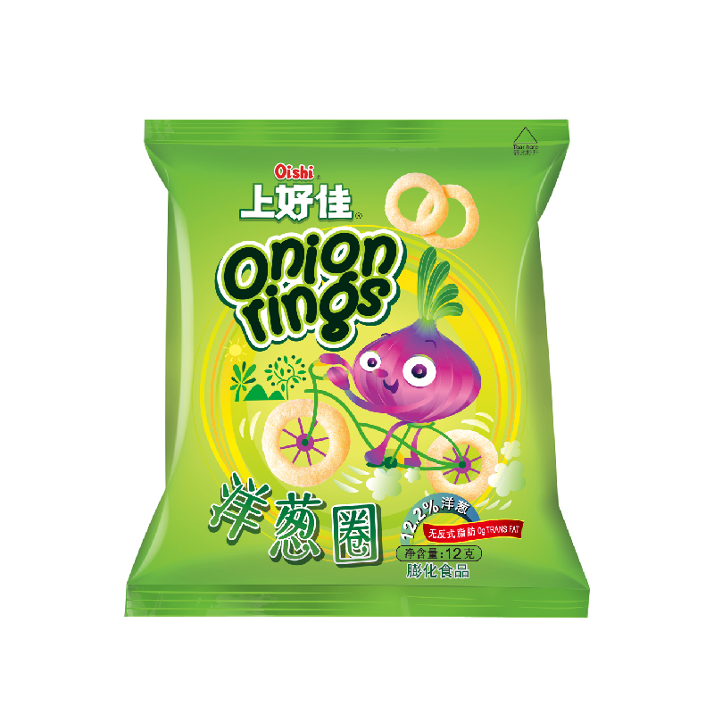 上好佳 休闲膨化零食大礼包 洋葱圈12g*25袋