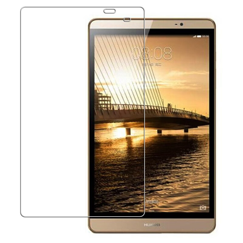 蓦越 钢化玻璃膜贴膜保护膜适合于华为m2 m2-801w/m2-803l8英寸平板