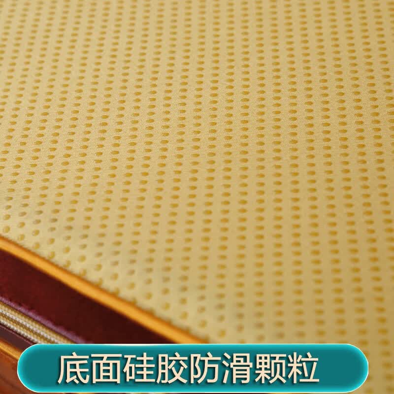 添富贵新中式红木沙发坐垫全套高档老式联邦春秋椅实木沙发垫皮防水定制 国色天香牡丹红 5-8-10-12-15-20cm厚定制报价