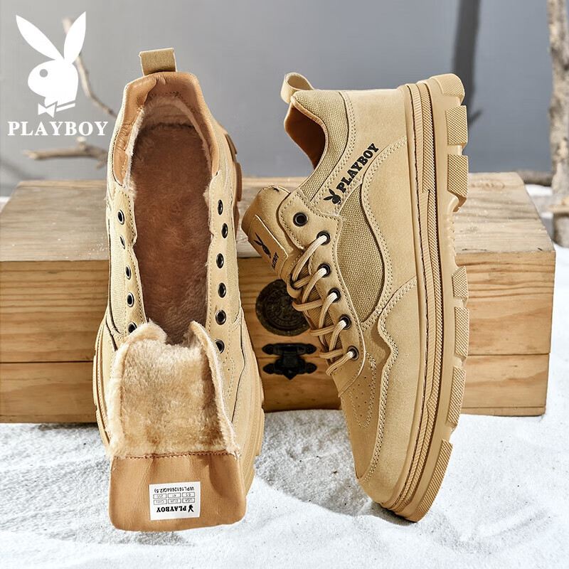 ���ڲ�������������Ь����Ь2025���ļ��¿����а�Ь��ʿ������Ь��װ�������ѥ�� ɳɫ�����ޣ� WPL1612684G 41 ��׼�˶�Ь����