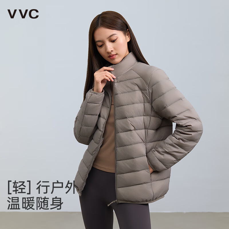 VVC羽绒服男女新款时尚休闲百搭御寒保暖时尚羽绒外套I 明茶褐 3XL （182-185c）