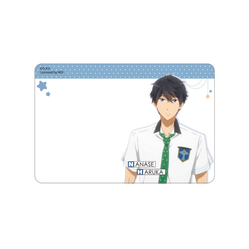 【官方正版】free男子游泳部周边合影卡透卡收藏卡 七濑遥款 15×10cm