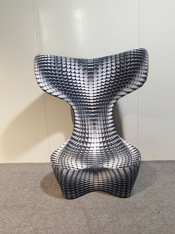 政德馨 设计师椅子创意个性酒店大堂售楼处接待区玻璃钢异形造型 国内