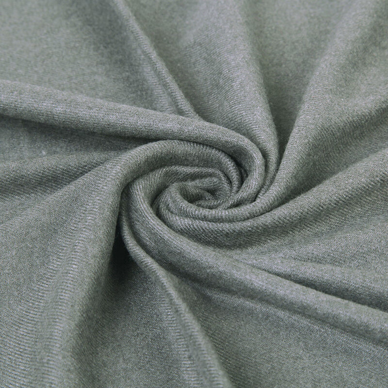 达芬奇密码 冬季百搭厚款保暖围巾女士披肩仿羊毛男士红品本命年订制LOGO 银灰