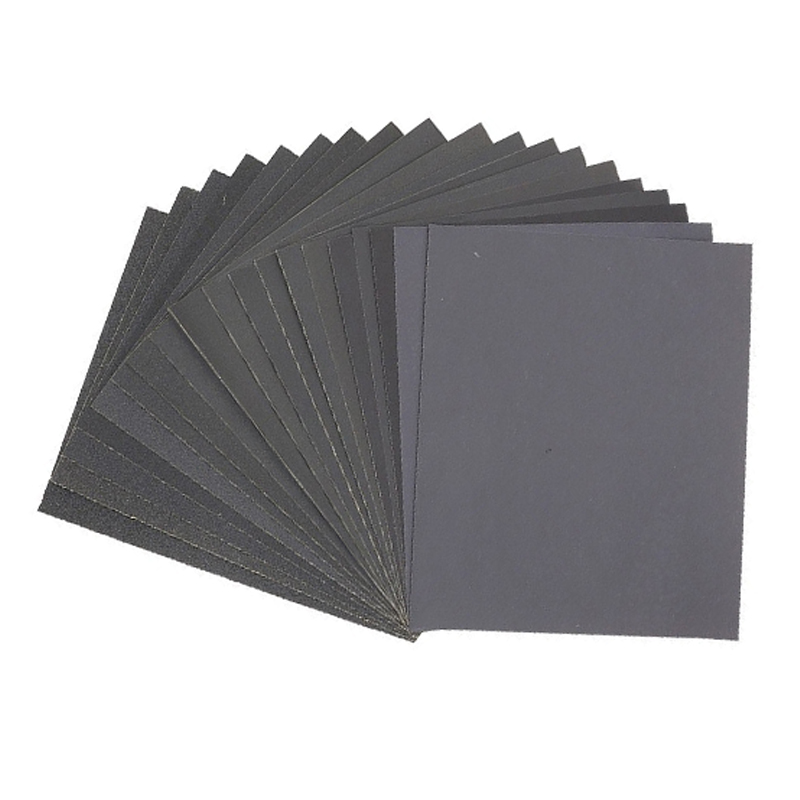 鲁识 耐水砂纸230x280抛光汽车打磨水砂皮纸玉石沙纸细金属沙皮纸 100