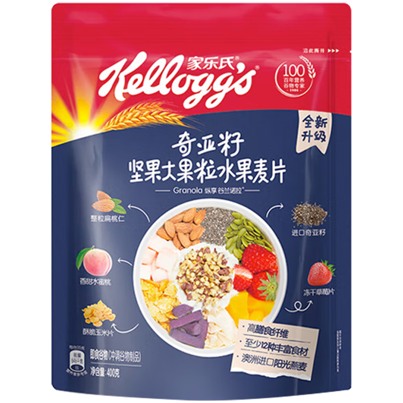 Kellogg's 家乐氏 水果麦片 400g/袋