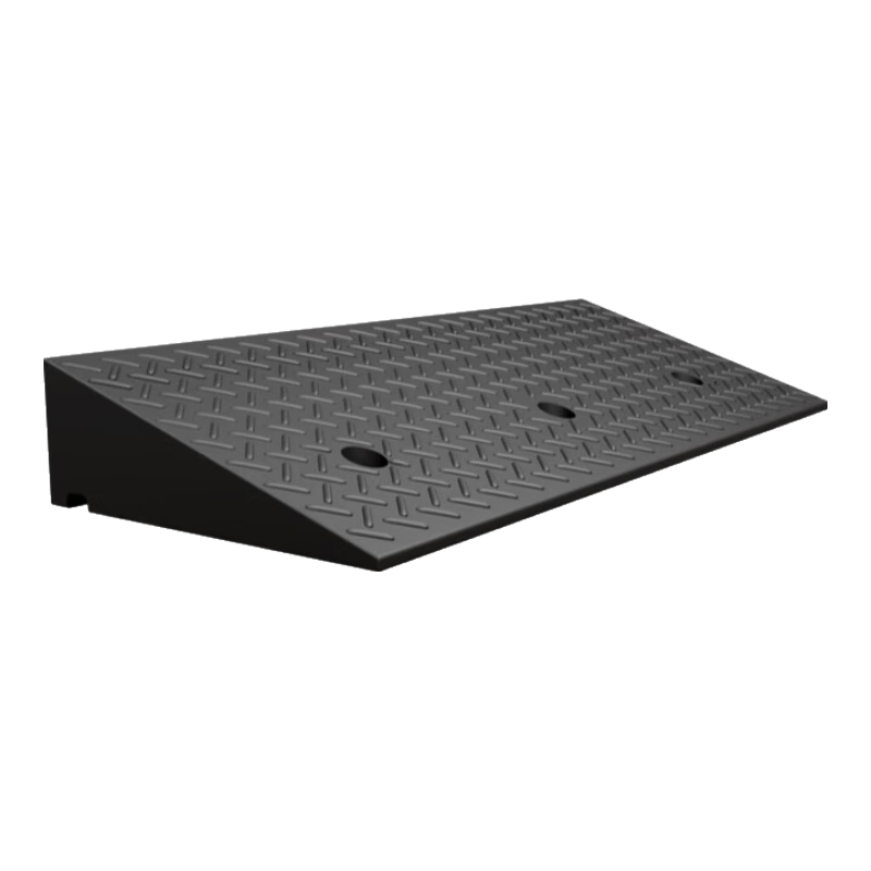 百舸 臺(tái)階斜坡墊 門檻馬路牙子路沿坡三角階梯墊 汽車爬坡上坡墊 100*50*16 全黑橡塑款 CW073995