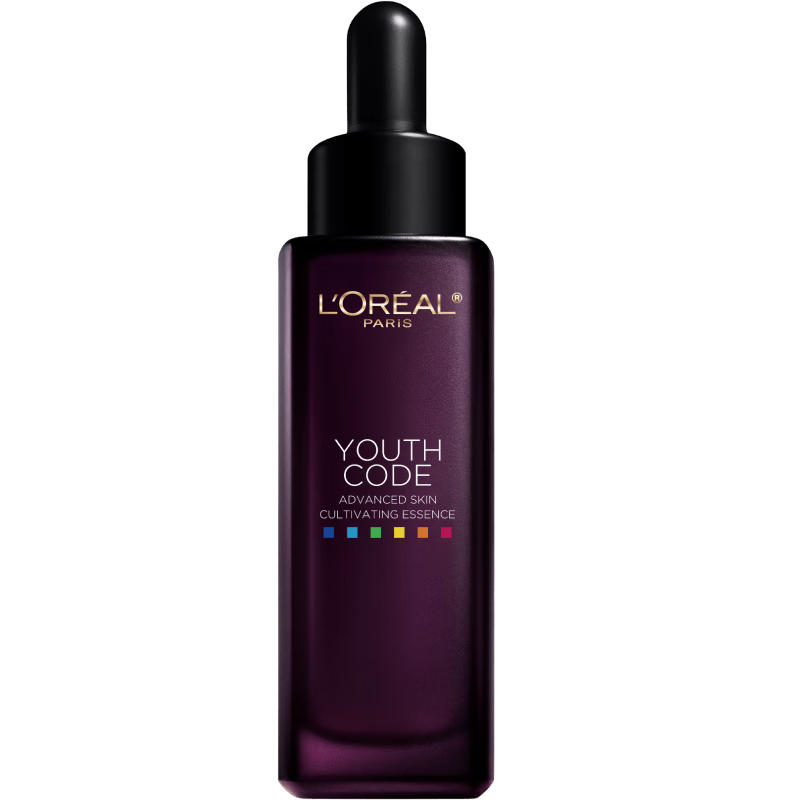 歐萊雅黑精華50ml套裝禮盒面部精華液抗皺補水護膚品生日禮物