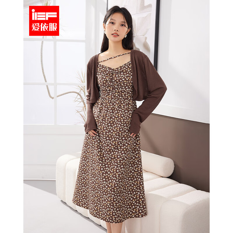 IEF/爱依服2023新款秋季棉里外套裙4722A-N0073- 咖 M属于什么档次？