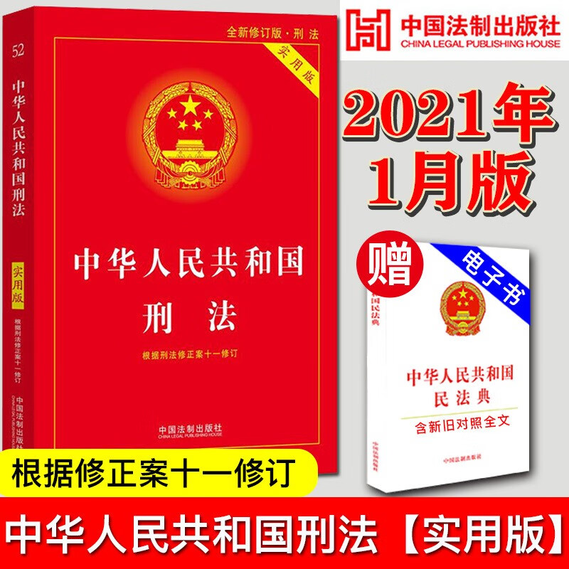 刑事诉讼法+刑法典全套2册2021年版正版新版 中华人民共和国刑事诉讼法及司法解释法条释义中国法律 刑法