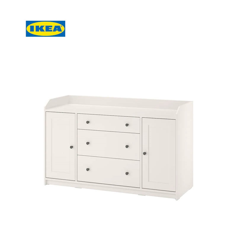 IKEA 宜家 HAUGA豪嘉 餐边柜 140x84 白色
