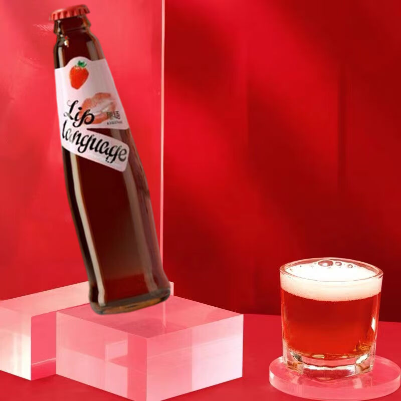 唇语果味啤酒  270ml 4个味 草莓精酿啤酒女士低度瓶 【24瓶整箱】