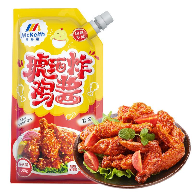 望蓝川麦基斯柚子炸鸡酱 麦基斯炸鸡酱蜂蜜芥末韩国蘸酱奶香榴莲甜辣