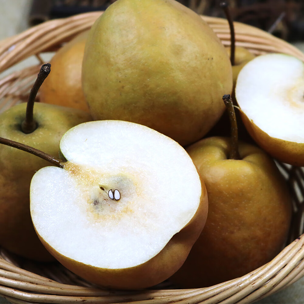鲜姿 辽宁特产金翠香梨新鲜翠香梨水果当季新鲜水果生鲜 净重4.5斤 (单果75-80mm)