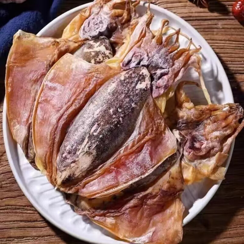 海夢(mèng)肴 大墨魚(yú)干干貨烏賊干煲湯淡干目魚(yú)海鮮特產(chǎn)產(chǎn)品送禮湛江250g 墨魚(yú)干500g【13-16條】