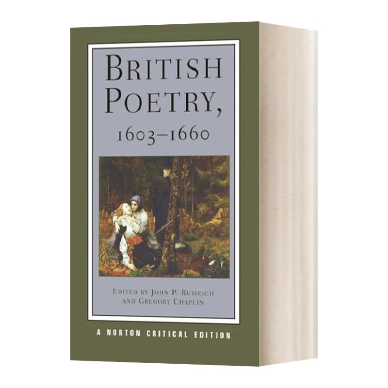 进口原版 seventeenth-century british poetry, 1603-1660 十七世纪