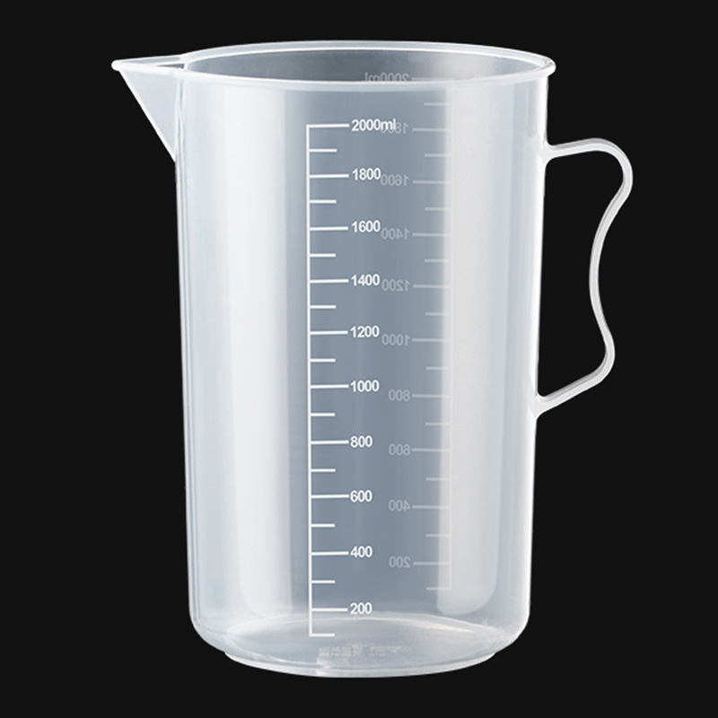 纳仕德 sy5018 加厚塑料量杯烧杯 实验室透明食品级塑料毫升带刻度杯