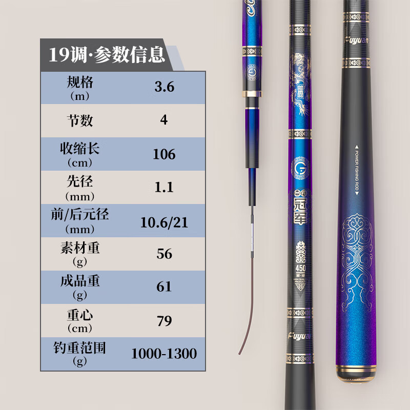 富源百川鲫鱼竿手竿钓鱼台钓鱼杆手杆37调鱼竿超轻超细超硬28调鱼竿