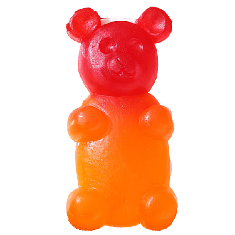 鲜有志乐满屋巨型超大小熊软糖橡皮糖QQ糖950g网红恶搞糖果儿童生日礼物 草莓味950g*1盒