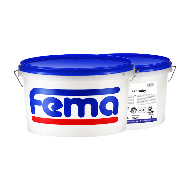 fema菲玛乳胶漆净味A+ 德国原装进口面漆 室内家用防霉防潮无甲醛 净味A+面漆5L