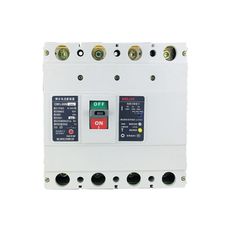 德力西电气 剩余电流断路器 cdm1l-400l/4300a 250a 100-300-500ma